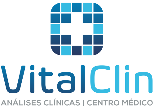 Logo VITALCLIN - ANÁLISES CLÍNICAS E CENTRO MÉDICO