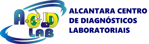 Logo ACD LAB - ALCANTARA CENTRO DE DIAGNÓSTICOS LABORATORIAIS