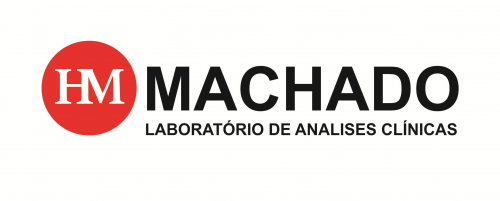 Logo HM MACHADO LABORATÓRIO DE ANALISES CLINICAS_
